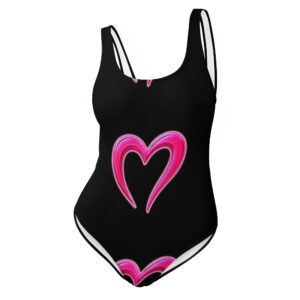 AMUZEME Midnight Heart Siren One-Piece Swimsuit
